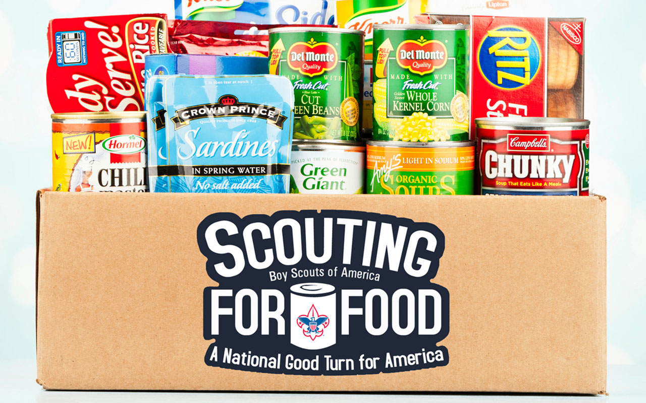 Scouting for Food food drive