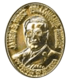 James E West Fellowship Gold level award medallion