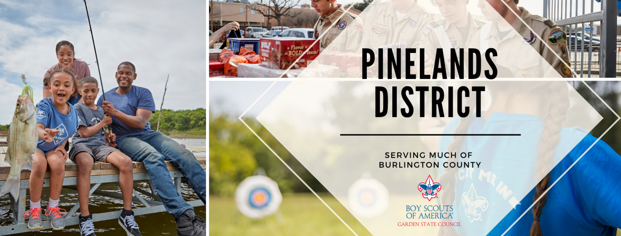 Pinelands District, Garden State Council, BSA serves a youth in Scouting throughout Burlington County, New Jersey