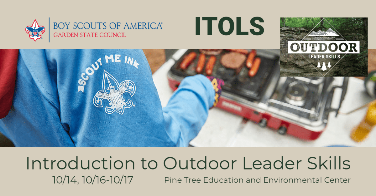 Introduction to Outdoor Leader Skills training in happening in mid-October, 2021