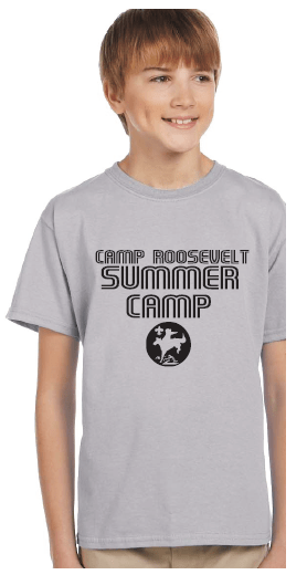Camp Roosevelt 2022 grey t-shirt