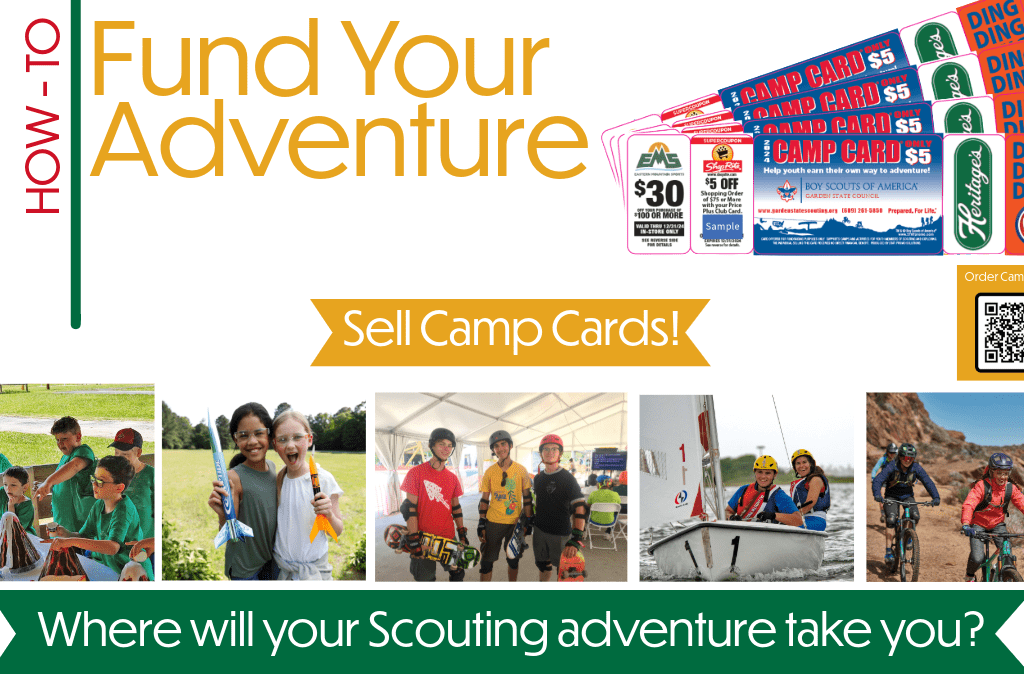 Camp Cards Garden State Council BSA